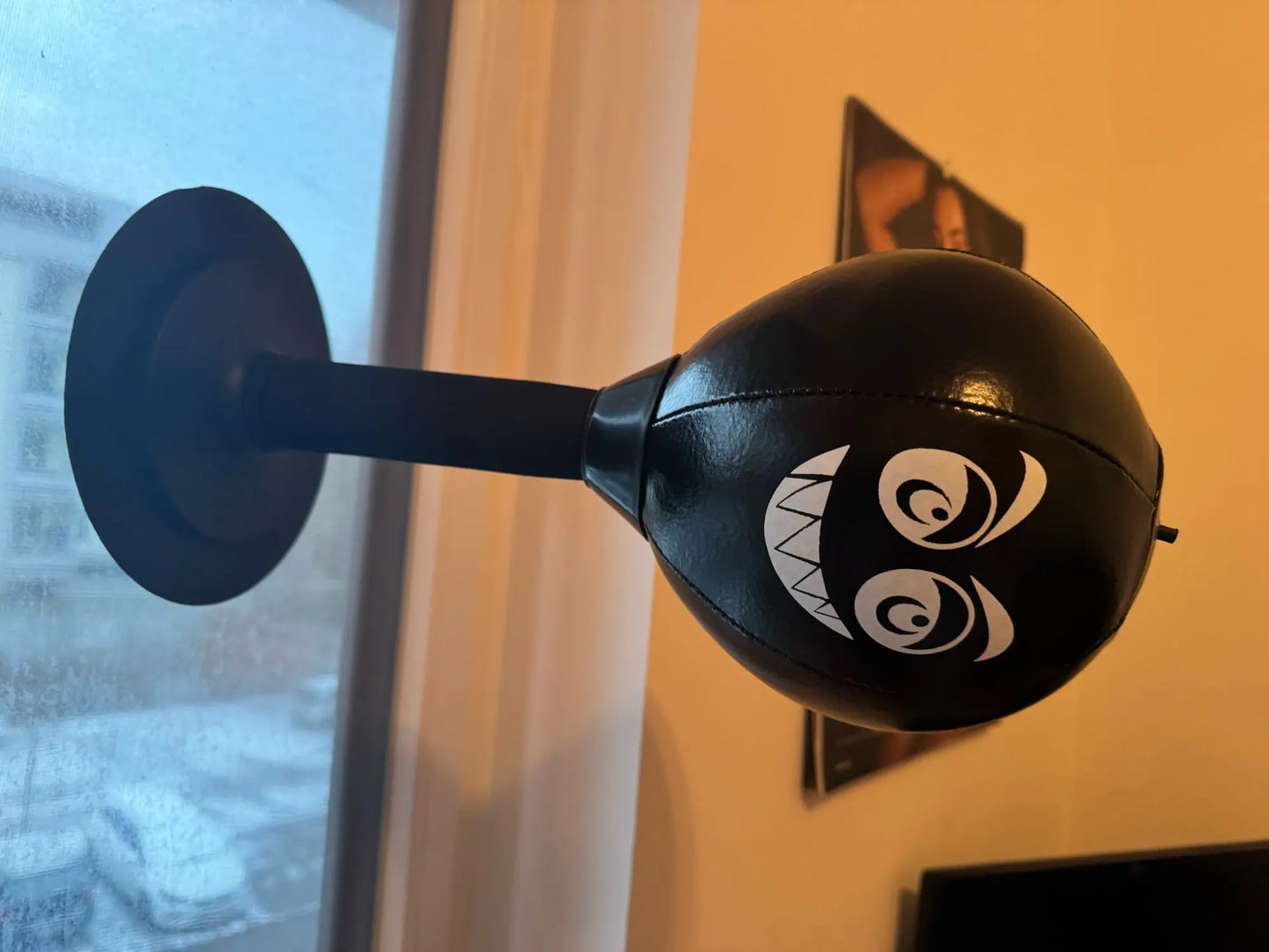 Portable Suction Punching Ball – Mini Combat Trainer You Can Mount Almost Anywhere