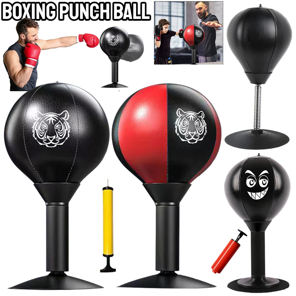 Portable Suction Punching Ball – Mini Combat Trainer You Can Mount Almost Anywhere